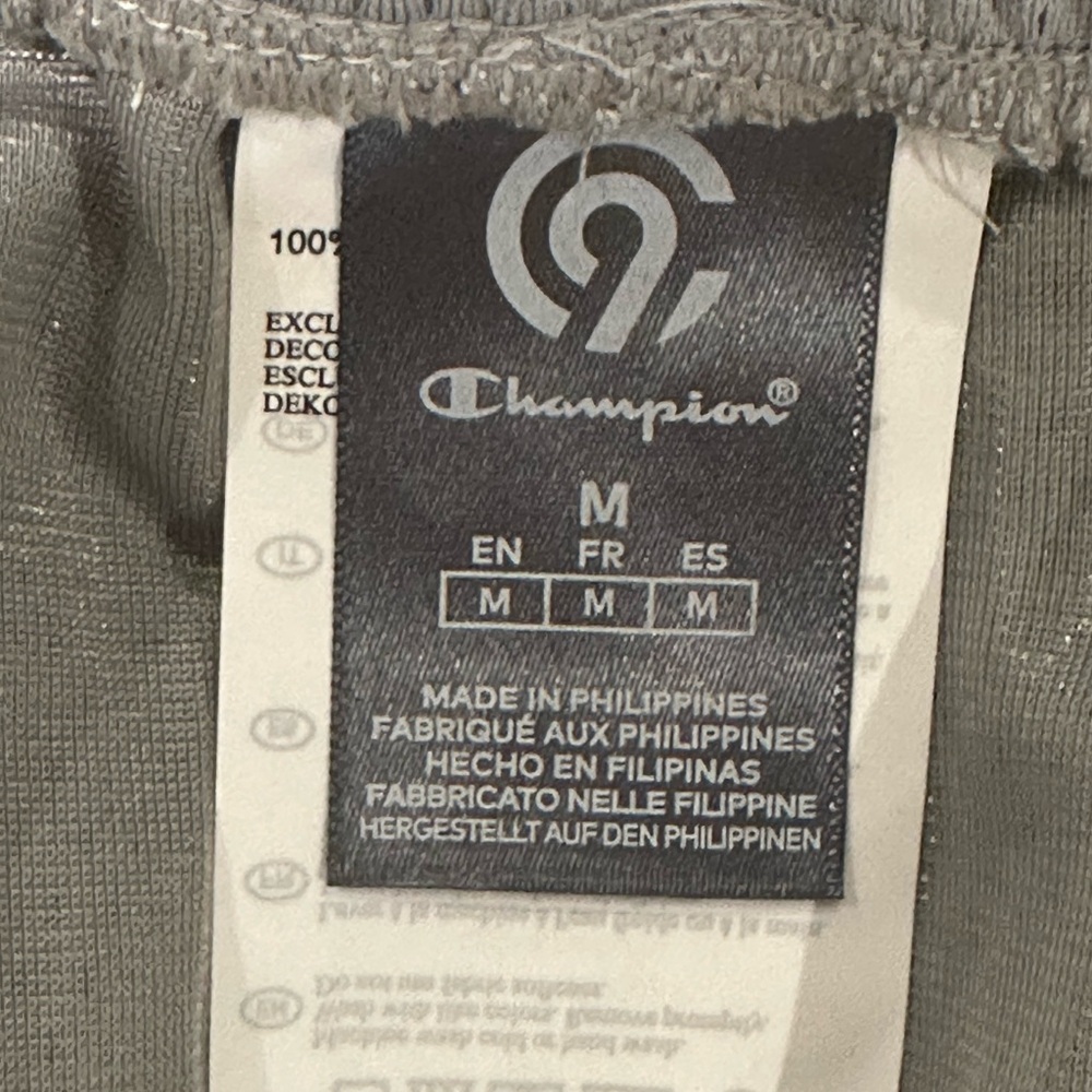 C9 by Champion Men's Light Gray Athletic Mesh Shorts with Dark Gray Trim (NWT) - Picture 3 of 7